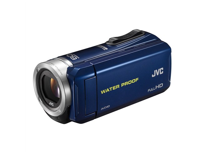 JVC、大容量バッテリーで4時間半の録画が行える防水ビデオカメラ