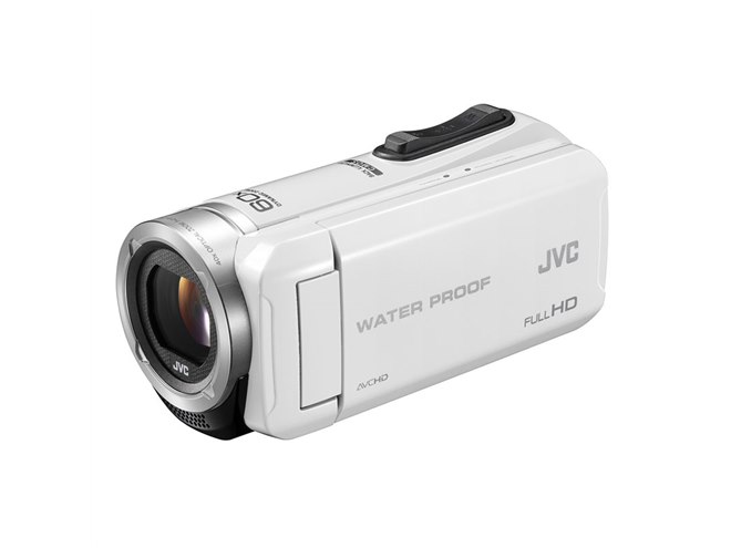 JVC Everio GZ-R70 防水ビデオカメラ 付属品、SDカード付 JVC、大容量バッテリーで4時間半の録画が行える防水ビデオカメラ