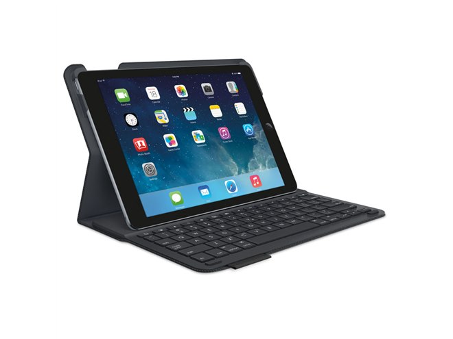 ロジクール、2つ折り保護カバーとスタンドが付いたiPad Air専用