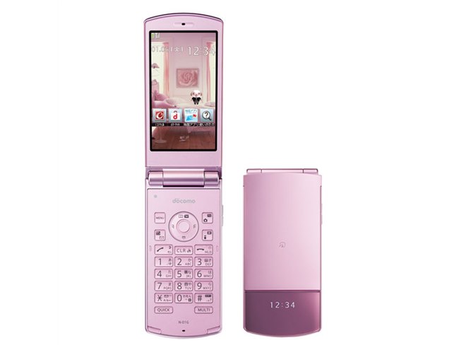 携帯電話本体 N-01G BLACK NECカシオモバイルコミュニケーションズ docomo N-01G [BLACK