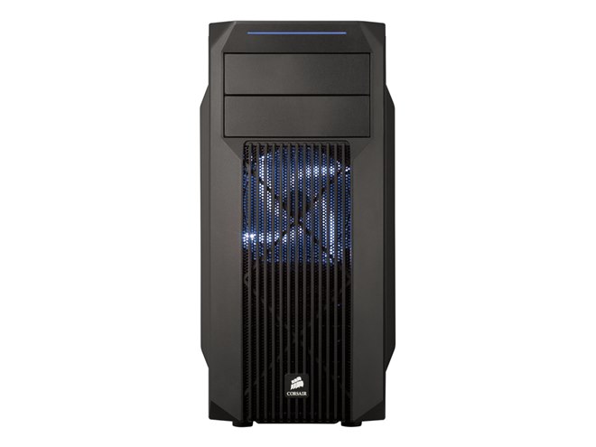 Corsair、前後に120mmファンを搭載したATX対応ミドルタワーPCケース