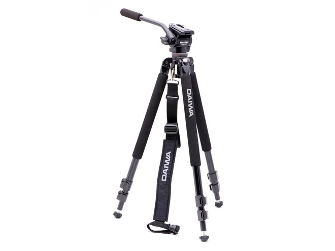 SLIK DAIWA VT-828 ビデオ三脚 USED美品 3段 ボールレベラー装備 動画撮影 完動品 中古 CE2291 DAIWA 三脚シリーズ SLIK VT-828 ビデオ三脚 USED美品 3段