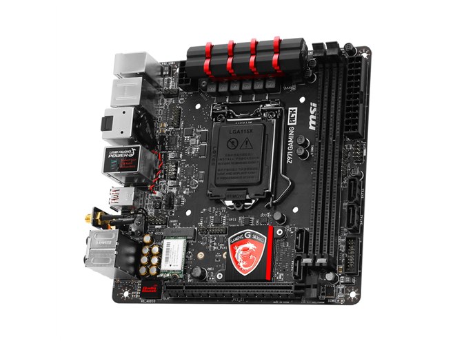 MSI、「M.2」スロット搭載のMini-ITXゲーミングマザーボード