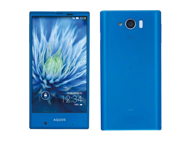 au、片手で持てるVoLTE対応の4.5型スマホ「AQUOS SERIE mini SHV31 