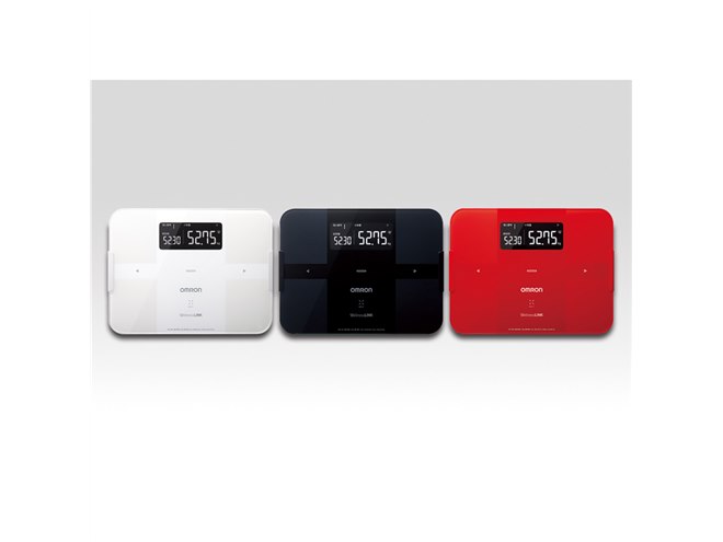 OMRON Bluetooth体重計 オムロン、Bluetooth/NFCでiPhone/Androidと連携できる体重体