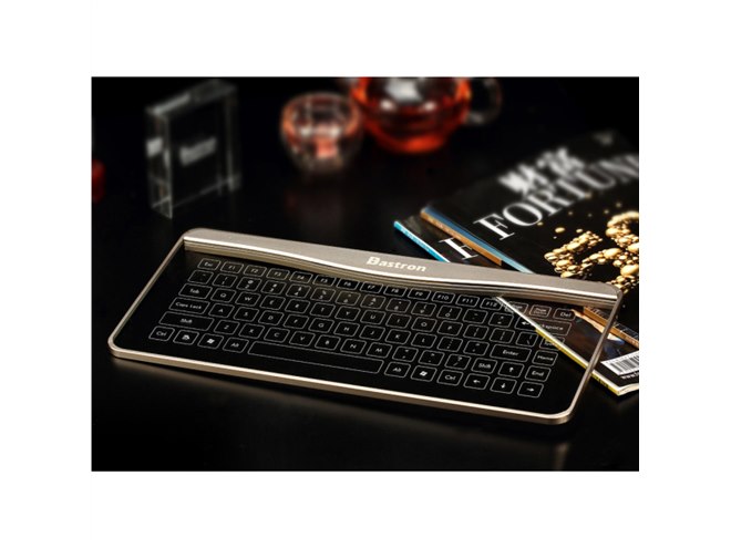 上海問屋、透明ガラス製のブルーLED搭載タッチキーボード - 価格.com