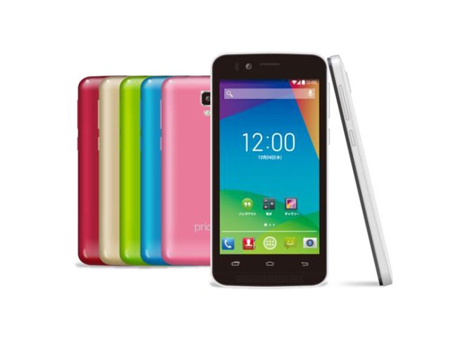 プラスワン、税抜17,800円でLTE対応のSIMフリースマホ「priori2 LTE プラスワン、税抜17,800円でLTE対応のSIMフリースマホ「priori2 LTE