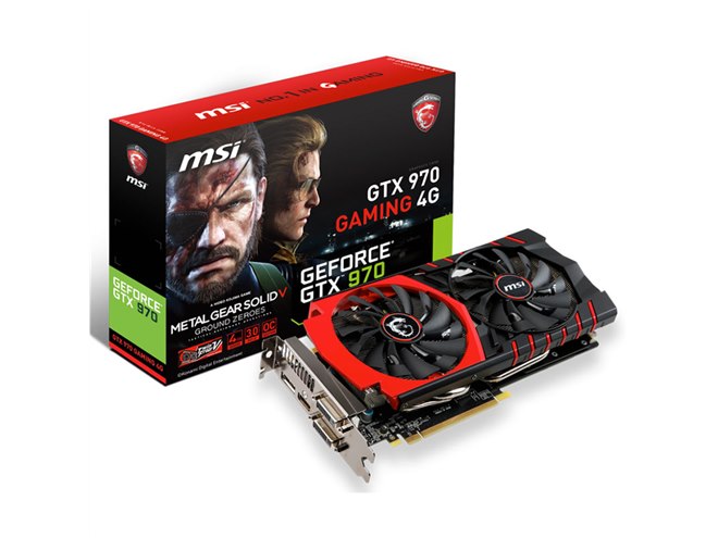 MSI、メタルギア ソリッド V付きの「GeForce GTX 970/960」 - 価格.com