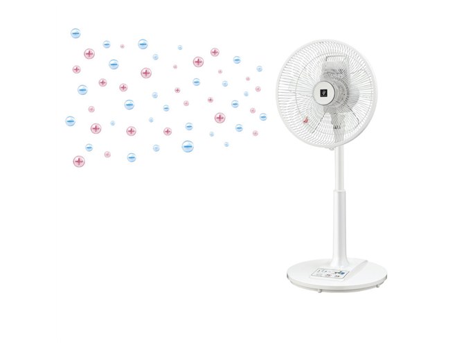 シャープ、ネイチャーウイング採用のプラズマクラスター扇風機