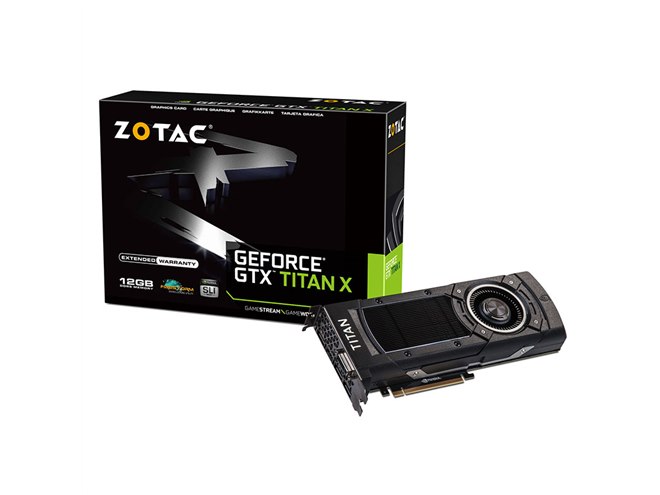 ZOTAC、15万円台のハイエンドビデオカード「GeForce GTX TITAN X