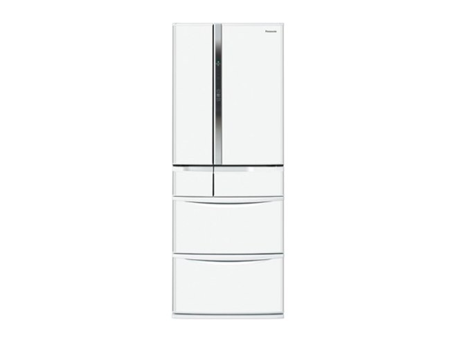 Panasonic 冷蔵庫 NR-FV46A-W 2015年 パナソニック、上下2段の冷凍室を搭載したフレンチ6ドア冷蔵庫