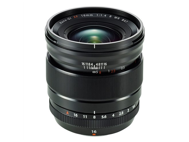 レンズ(単焦点) XF16F1.4 富士フイルム、大口径単焦点レンズ「XF16mmF1.4 R WR」を5/21