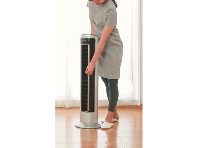 アイリスオーヤマ、風向きを上下で別々に変えられるタワーファン