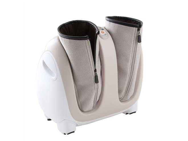 フジ医療器、6つのエアーバッグと足裏ローラー搭載のフットマッサージ