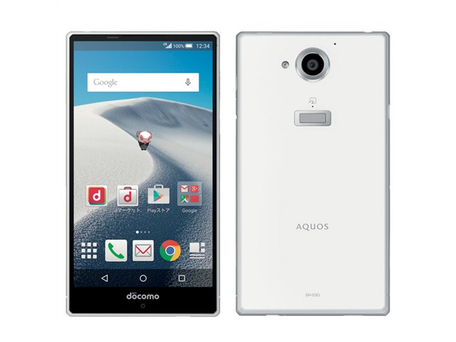AQUOS docomo シルバー スマートフォン ドコモ、エモパーが進化した「AQUOS ZETA SH-03G」を5/28発売
