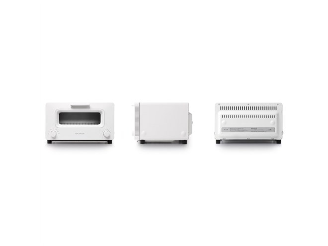 バルミューダ、税別22,900円でスチーム機能を搭載したトースター