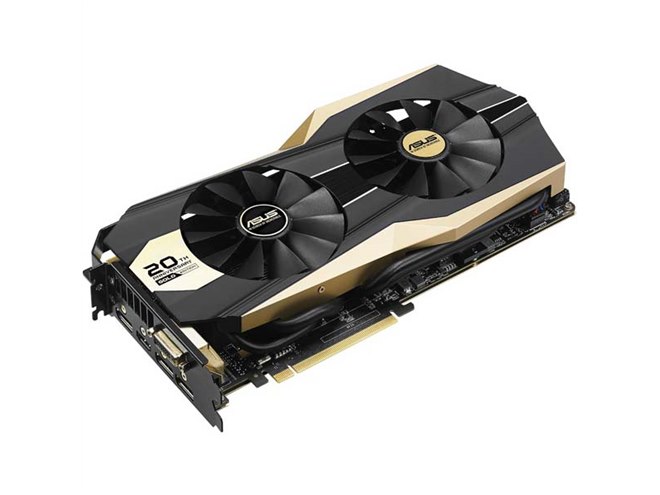 20枚限定の超レアVGA ASUS GOLD20TH-GTX980-P-4GD5 ASUS、20周年記念でロボットが付属する20枚限定の金色ビデオカード