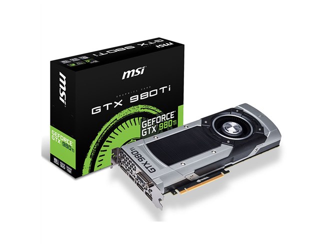 MSI、OCソフトが付属する「GeForce GTX 980Ti」搭載ビデオカード