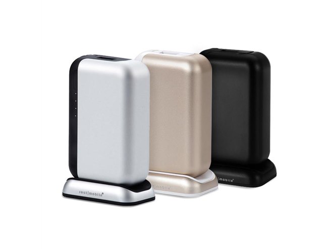 Just Mobile TopGum 本体 マグネット式充電ドック Just Mobile、モバイルバッテリー「TopGum」に新色ブラック - 価格.com