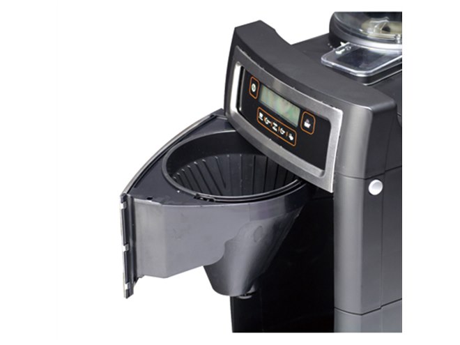 イーバランス、豆から挽ける全自動コーヒーメーカー「EB-RM500MA