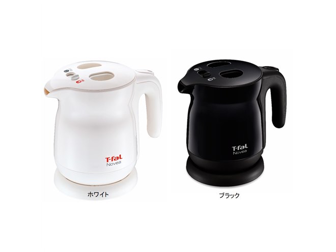ティファール、給湯ロック搭載で転倒流水を防止する0.5L電気ケトル 
