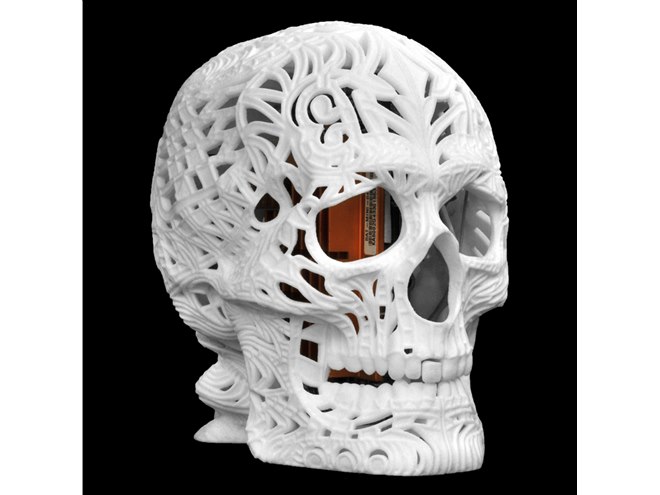 リンクス、3Dプリンターで造形したドクロ型デスクトップPCを限定発売