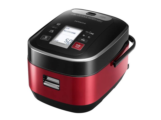 日立、「圧力スチーム炊き」でモチモチごはんを炊くIHジャー炊飯器