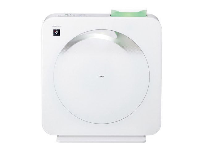 シャープ、送風ファンの動きが見えるプラズマクラスター空気清浄機