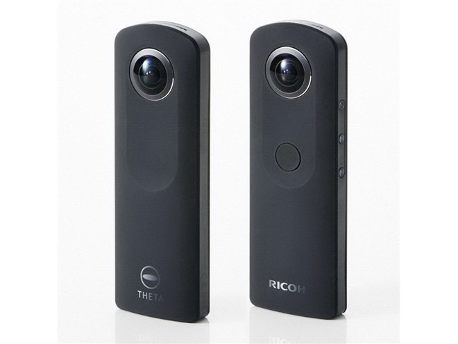 リコー、フルHD/30fpsやライブビューに対応した全天球デジカメ「RICOH