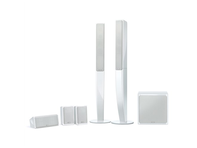 ヤマハ、トールボーイ型5.1chスピーカーパッケージにホワイトモデル