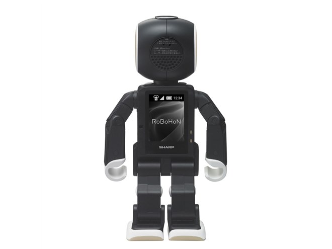 シャープ、高さ19.5cmのモバイル型ロボット電話「RoBoHoN