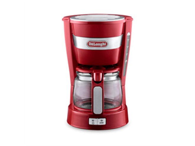 デロンギ、アロマを引き出すドリップコーヒーメーカーに新色レッドと