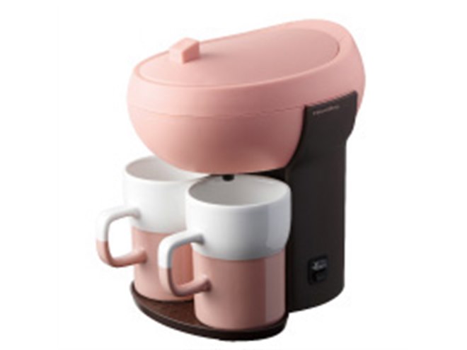 レコルト、丸みのあるデザインで2杯同時抽出対応のコーヒーメーカー