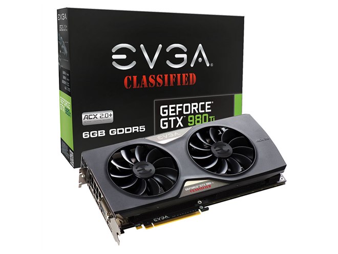 EVGA GTX 980 Ti Classified 8GB グラフィックボード EVGA、「GTX 980Ti Classified ACX 2.0+」など12機種 - 価格.com