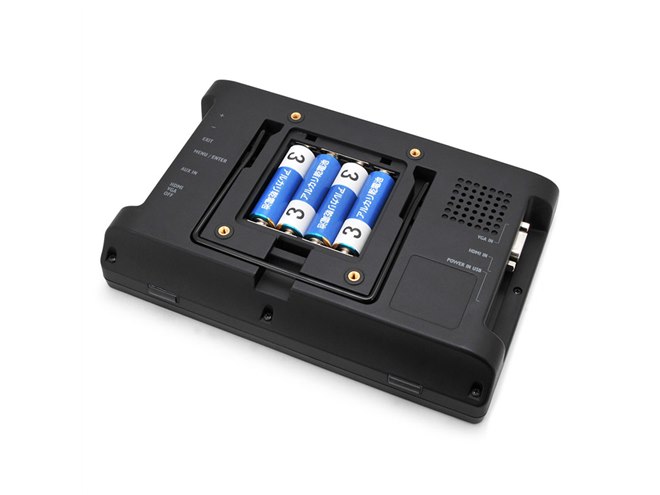 センチュリー、単3形乾電池で動作する7型液晶モニター - 価格.com