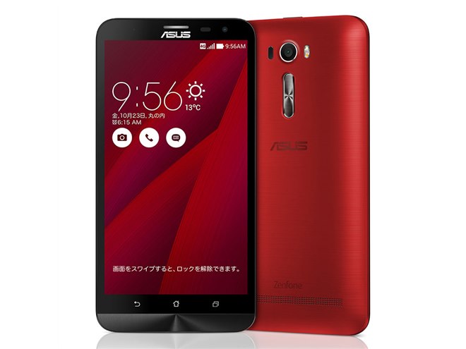 ASUS、税別41,800円の6型フルHDスマホ「ZenFone 2 Laser ZE601KL