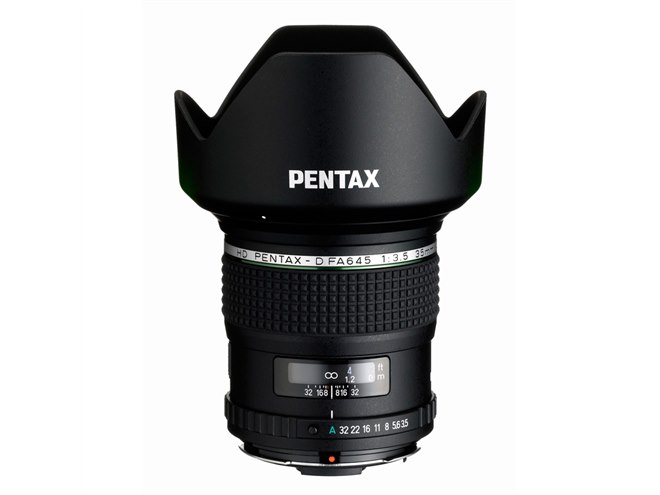 リコー、中判一眼レフ用広角レンズ｢HD PENTAX-D FA645 35mmF3