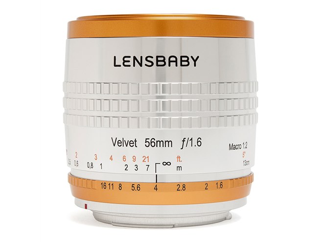 Lensbaby、マニュアルレンズ「Velvet 56」に木箱入り限定カラーモデル