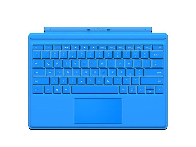 Microsoft Surface Pro4 ブルーキーボード付き ペンなし マイクロソフト、Surface Pro 4 タイプ カバーシアン色などを12/18発売