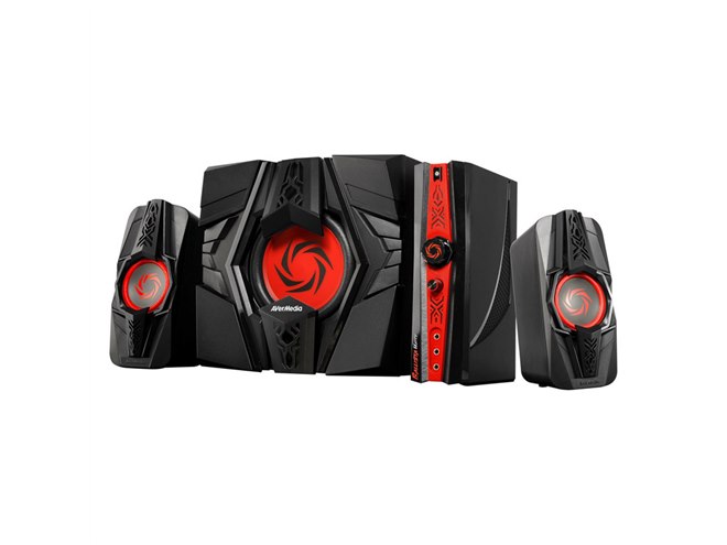 AVerMedia、独特なアサシンモード搭載の2.1chゲーミングスピーカーなど