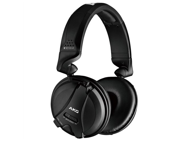 AKG、低域ブーストスイッチ搭載のプロフェッショナルDJ