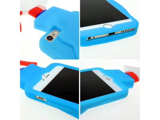 上海問屋、 スプレー洗剤型のiPhone 6s/6s Plus用シリコンケース 