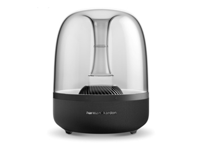 Harman Kardon Aura Studio ワイヤレススピーカー harman/kardon、スケルトンボディのBluetoothスピーカー「AURA