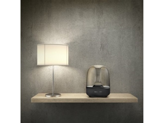 harman/kardon、スケルトンボディのBluetoothスピーカー「AURA STUDIO