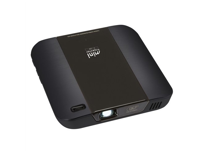 Canon mini projector C-10Wキヤノン キャノン キヤノン、Wi-Fi対応のバッテリー内蔵型ミニプロジェクター「C