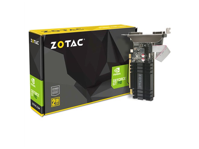 グラフィックボード・グラボ・ビデオカード ZOTAC ZTGT710-2GD3LP001 ZOTAC、GeForce GT 710搭載でファンレス対応のビデオカード2