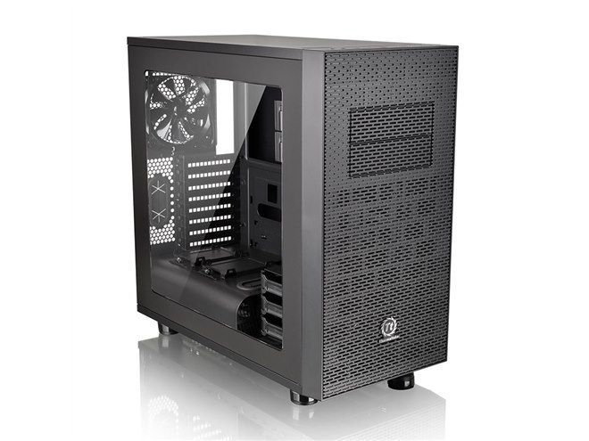 Thermaltake、光るファンを採用したミドルタワー型PCケースなど