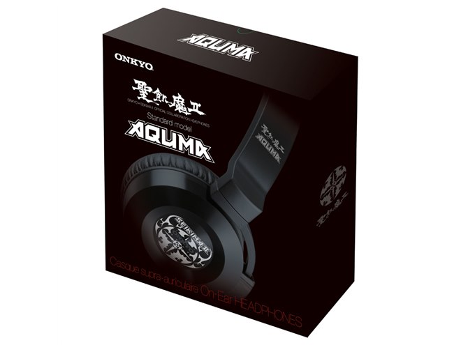 オンキヨー、聖飢魔IIとの公式コラボヘッドホン第2弾「AQUMA」を
