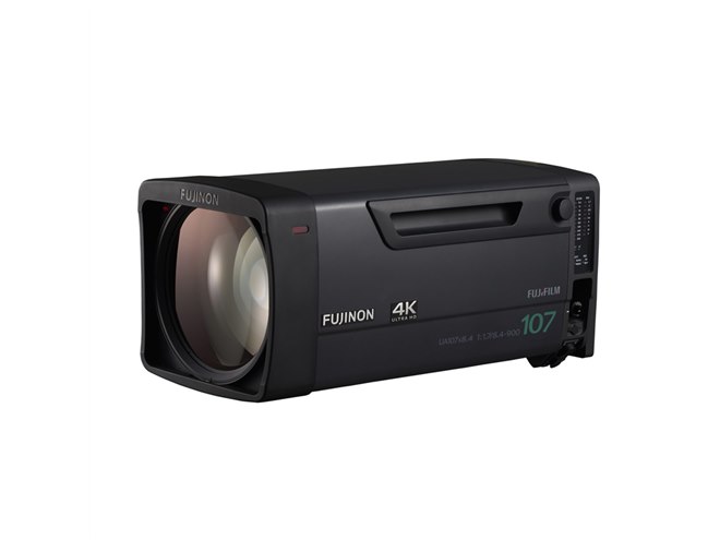 富士フイルム、107倍ズームの4K対応放送用ズームレンズ「FUJINON UA107