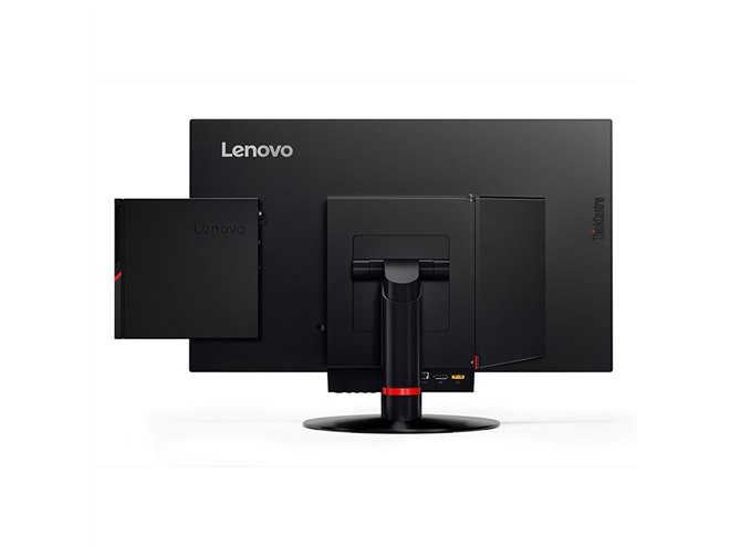 レノボ、小型PCと合体できる21.5型/23.8型液晶ディスプレイ